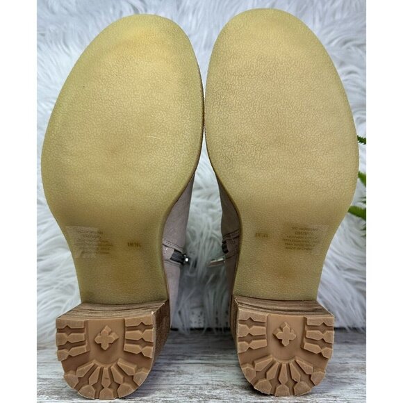 VINCE CAMUTO Gorgan Boots Women’s Size 8 Grey Suede Kelivena Ankle MSRP $149 - Picture 12 of 13